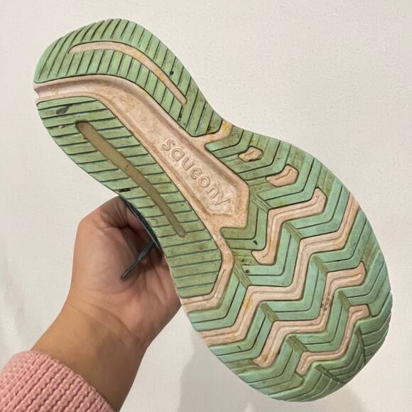 Saucony Shoes Women’s 7.5 WIDE Running Sneakers S10549-25 Guide 13 Blue Trainers - Picture 2 of 10